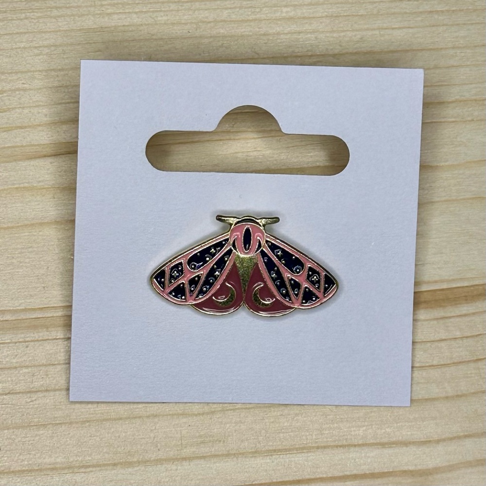 Moth Enamel Pin - Picture 2 of 2